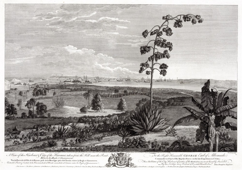 9523.Decoration Poster.Room Wall art.Home decor.1765 City of Havana in Cuba