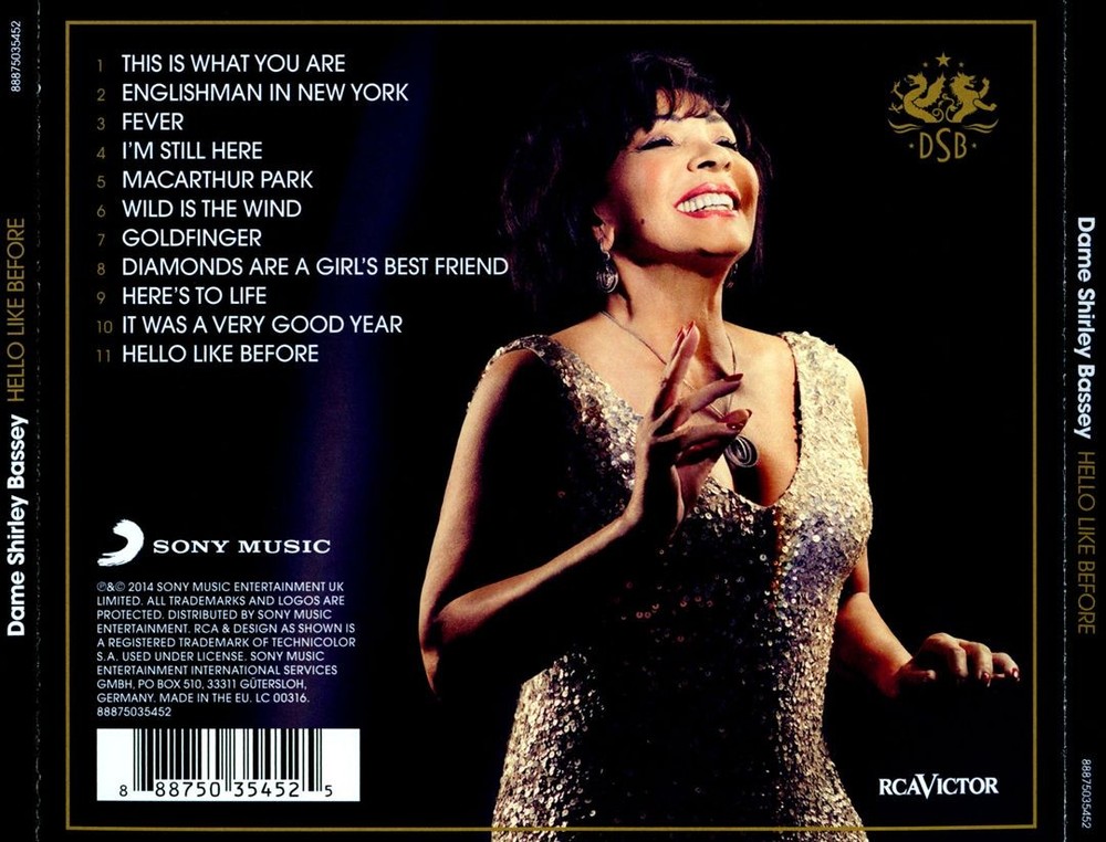 Shirley Bassey Hello Like Before New Cd