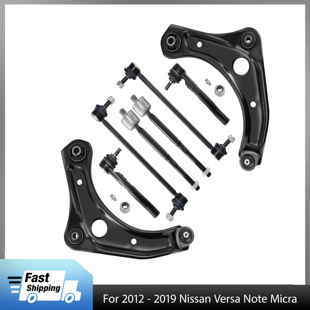 Lower Control Arms w/Ball Joints for Nissan Versa Note Micra 2012 2013 2014-2019
