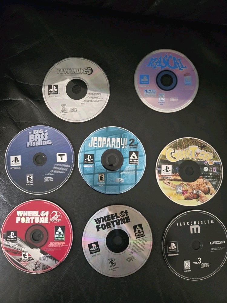 Lot Of 8 PlayStation 1 PS1 Game Discs
