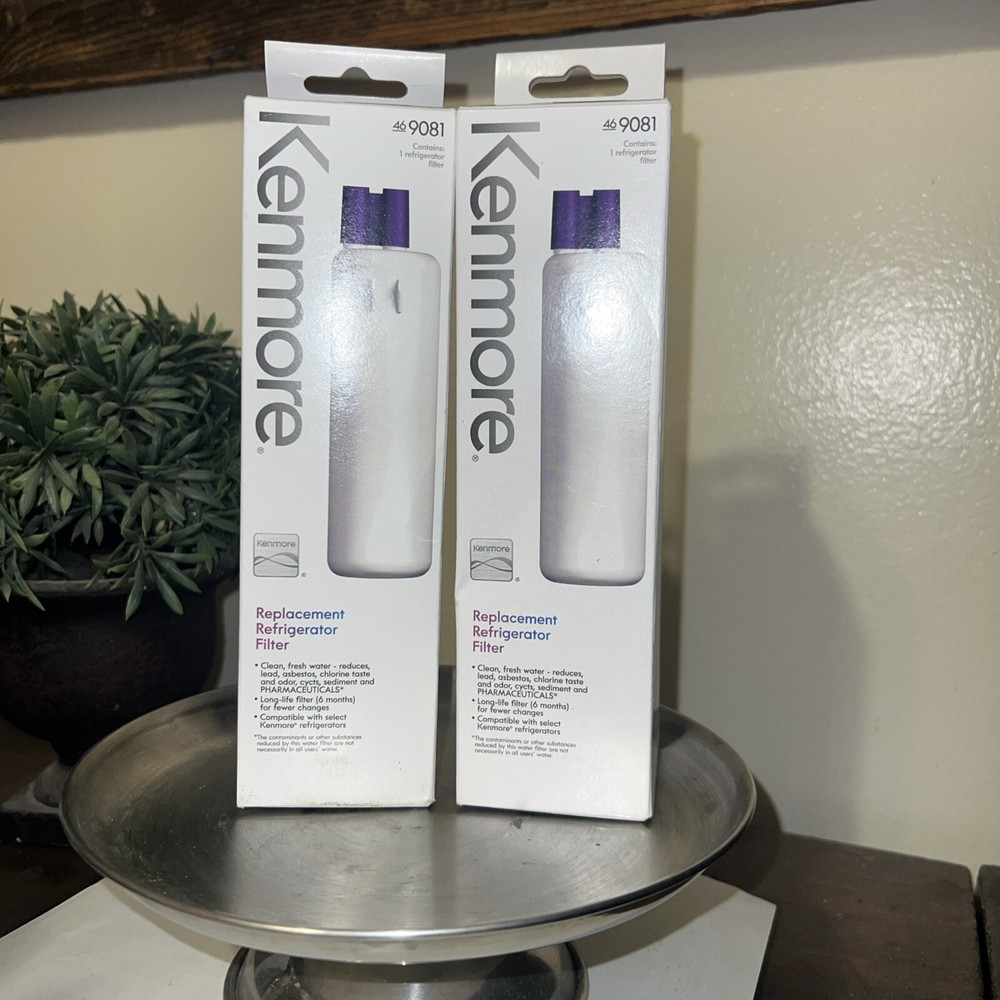 2 Pack Kenmore 9081 Replacement Refrigerator Water Filter 46-9081 46-9930