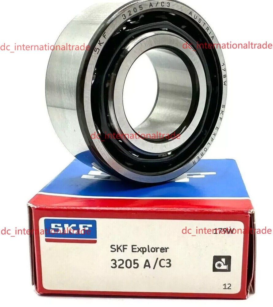 NEW SKF 3205 A/C3 double row angular contact ball bearing 1PCS #PA