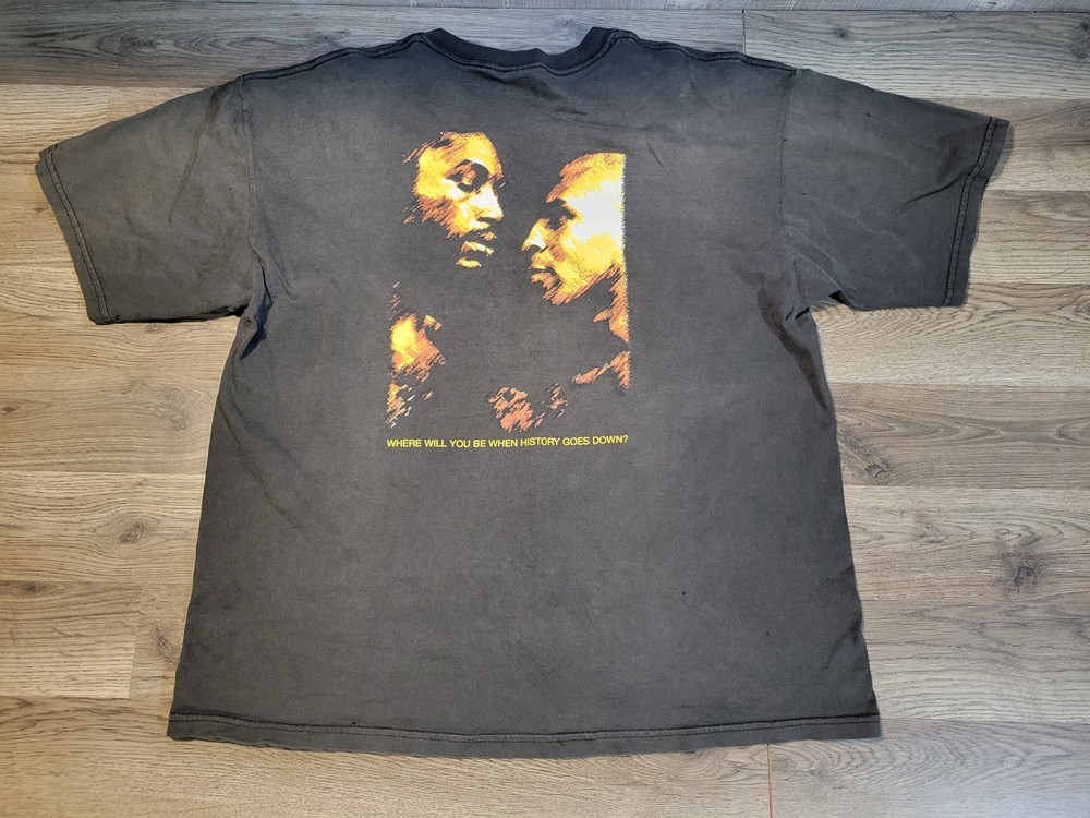 Vintage 2002 Lennox Lewis vs Mike Tyson Boxing T-Shirt Size Large