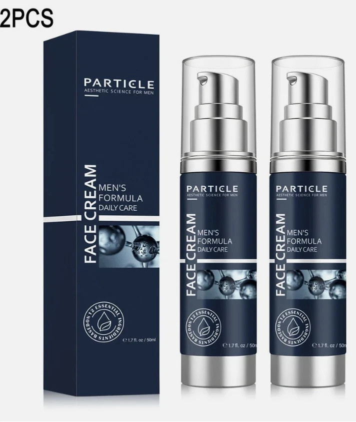 2X Particle Face Cream Men 6 in 1 Anti-Aging Cream Fights Eye Bags Dark Spots