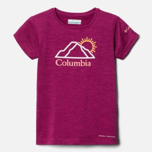 Columbia Girls' Mission Peak Short-Sleeve Graphic Tee - Size L