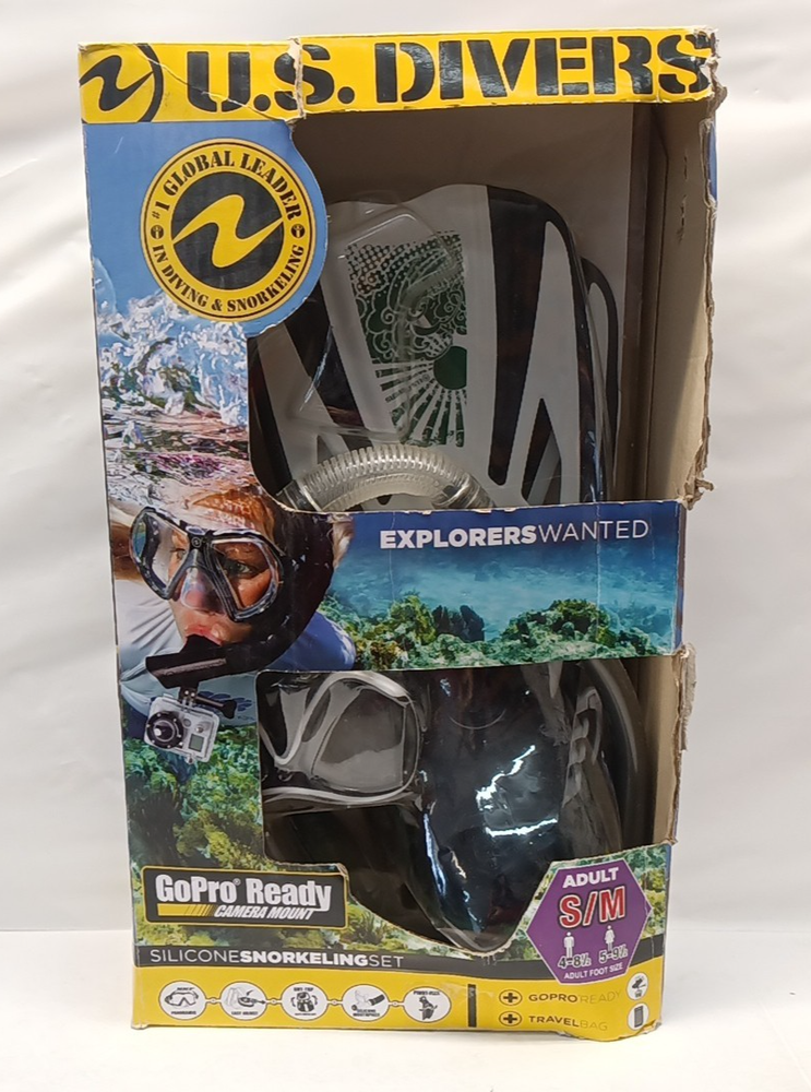 U.S. Divers Adult Silicone Snorkeling Set - (S/M)
