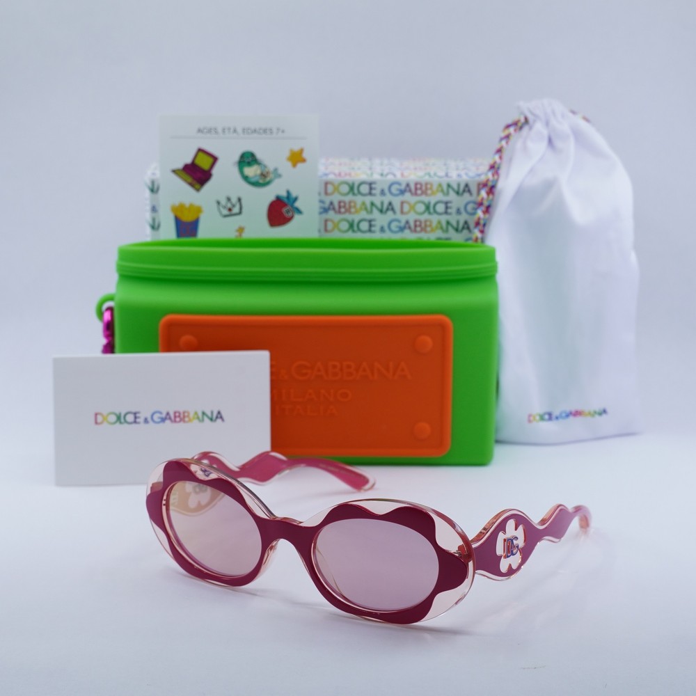DOLCE & GABBANA Kids DX6005 Pink Rose Gold Sunglasses 49-19-130