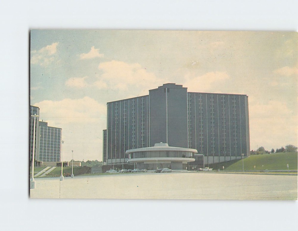 Postcard Tanner Residence Hall Western Illinois University Macomb USA