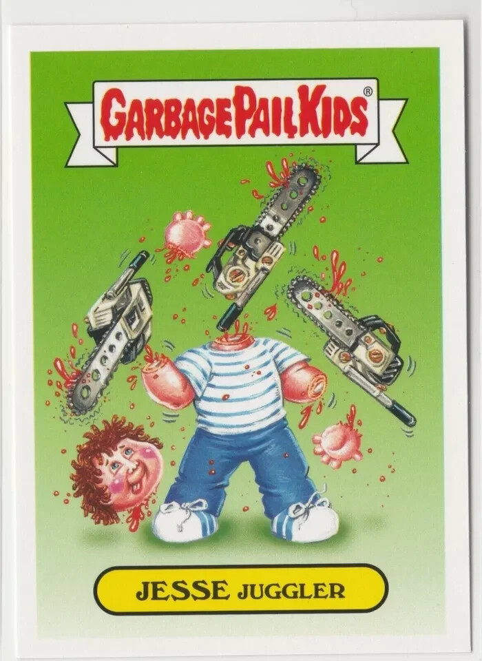 Jesse Juggler #1b Garbage Pail Kids GPK 2017 Adam-geddon Series Card