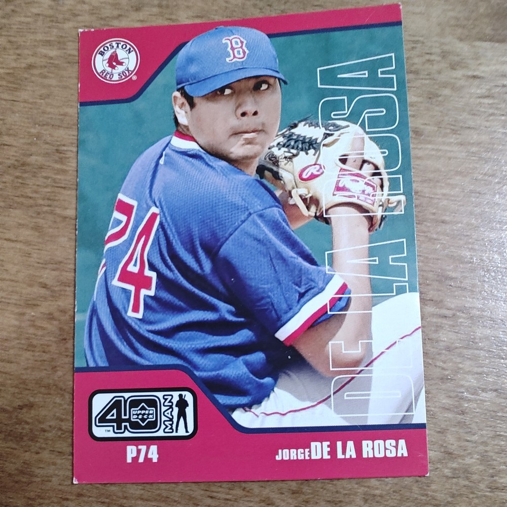 2002 Upper Deck 40 Man - Jorge De La Rosa #292 (RC)