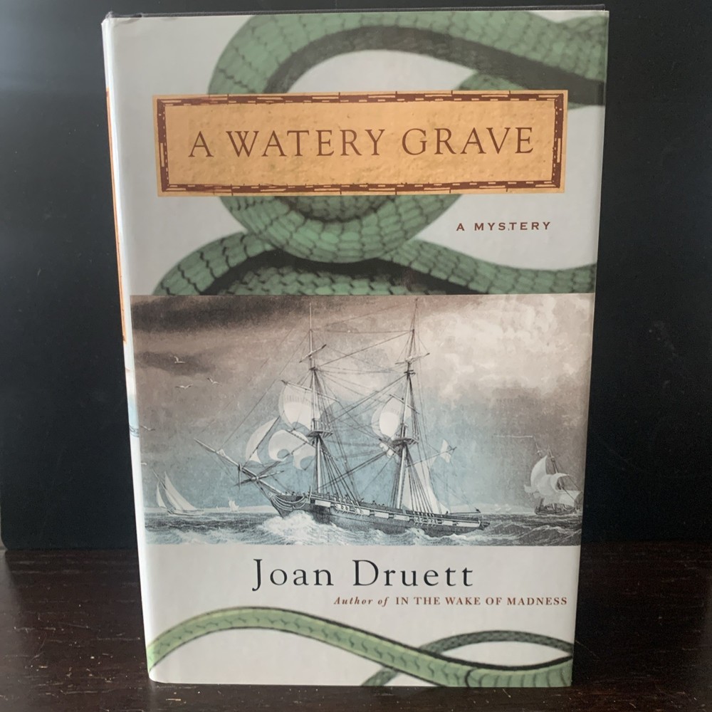 Book A Watery Grave a Mystery Joan Druett 1st Edition 2004 October