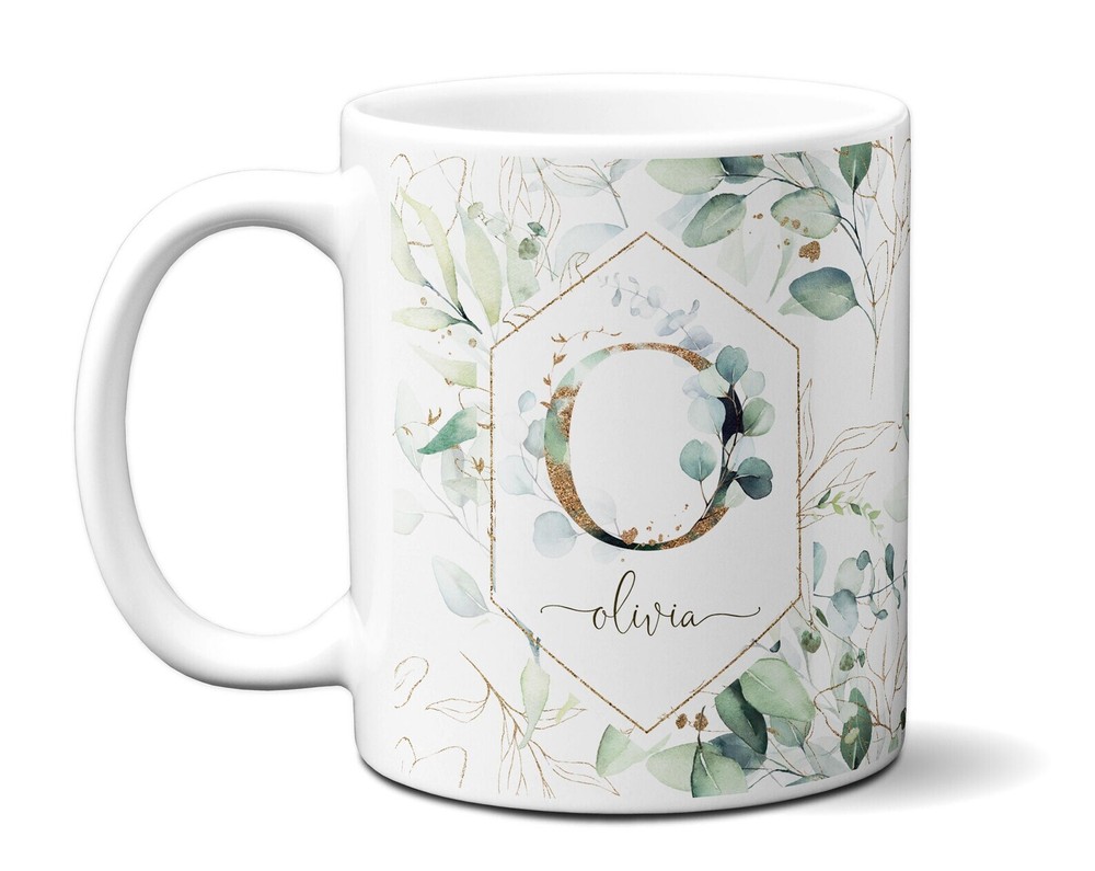 Custom Initial & Name Mug for Tea, Coffee, Hot Chocolate Lovers