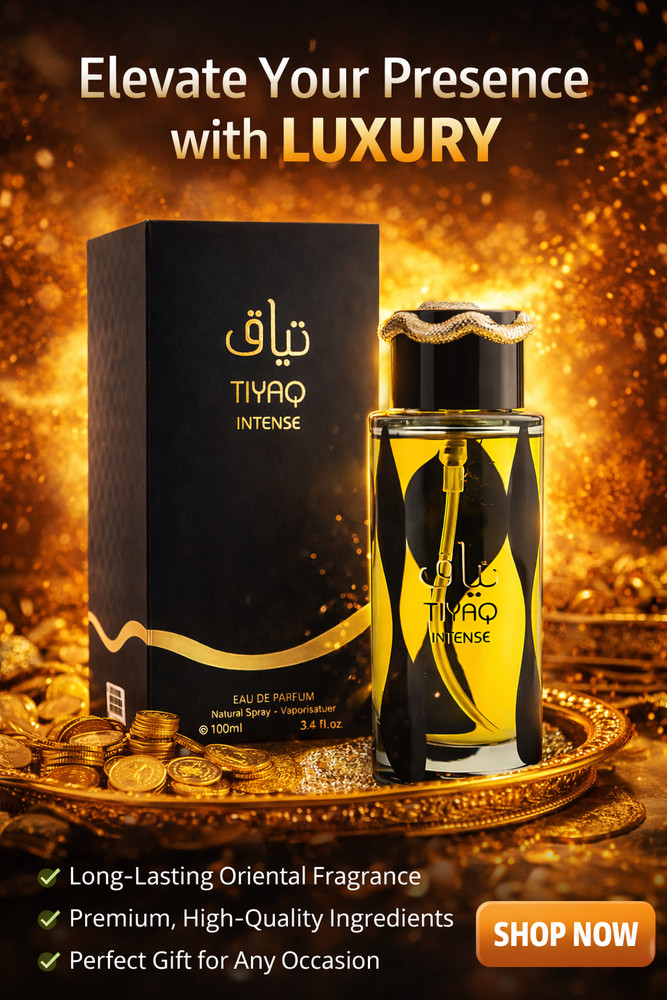 TITYAQ INTENSE Eau de Parfum 3.4 oz / 100ml – Long Lasting Unisex Fragrance Spra