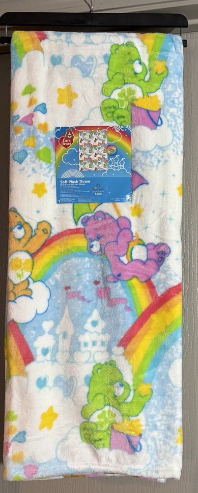 Care Bears Throw Blanket NWT 50x70