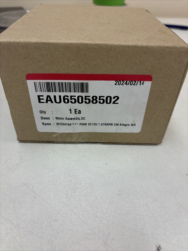 NEW Genuine OEM LG Refrigerator OEM Motor Assembly EAU65058502