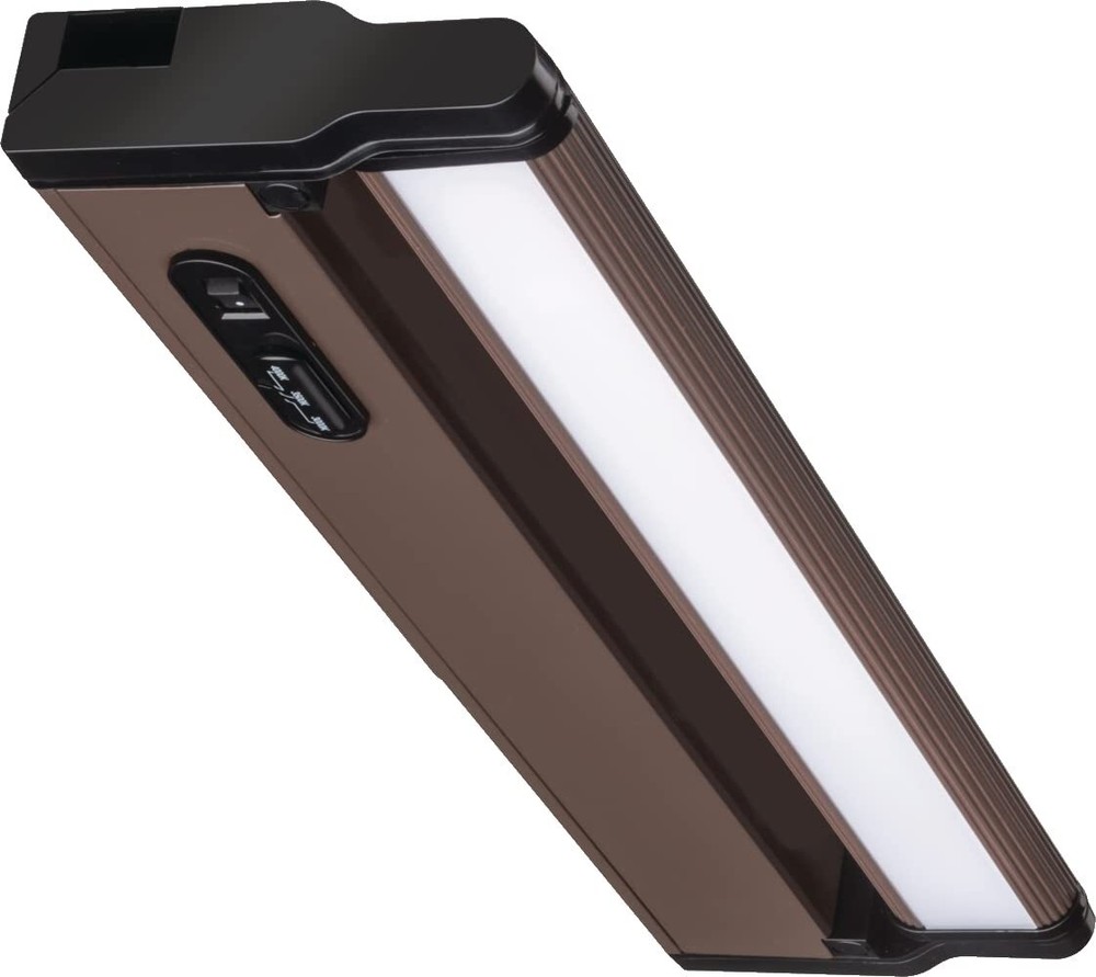 UPLD 14IN SWW4 90CRI BZ M6 Swivel LED Undercabinet with 3000K/3500K/4000K CCT...