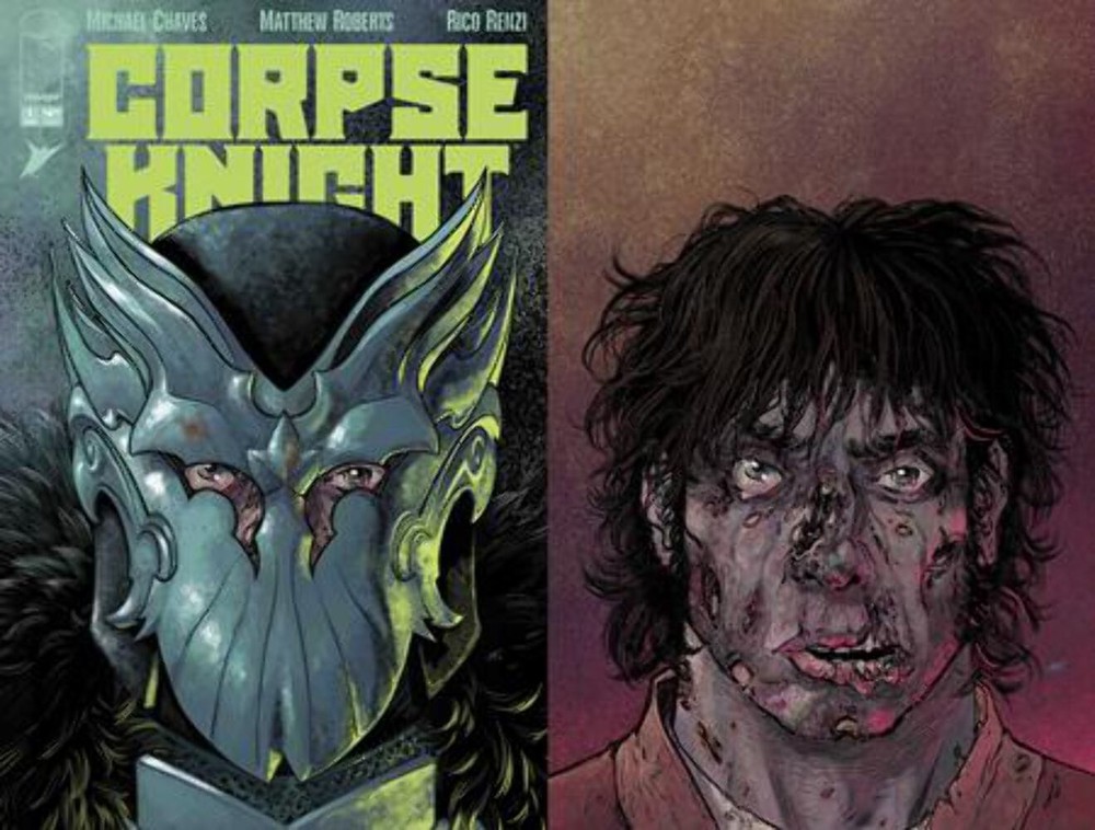 Corpse Knight #1 (Of 6) Cvr G Matthew Roberts Die Cut Helmet Var (Mr)