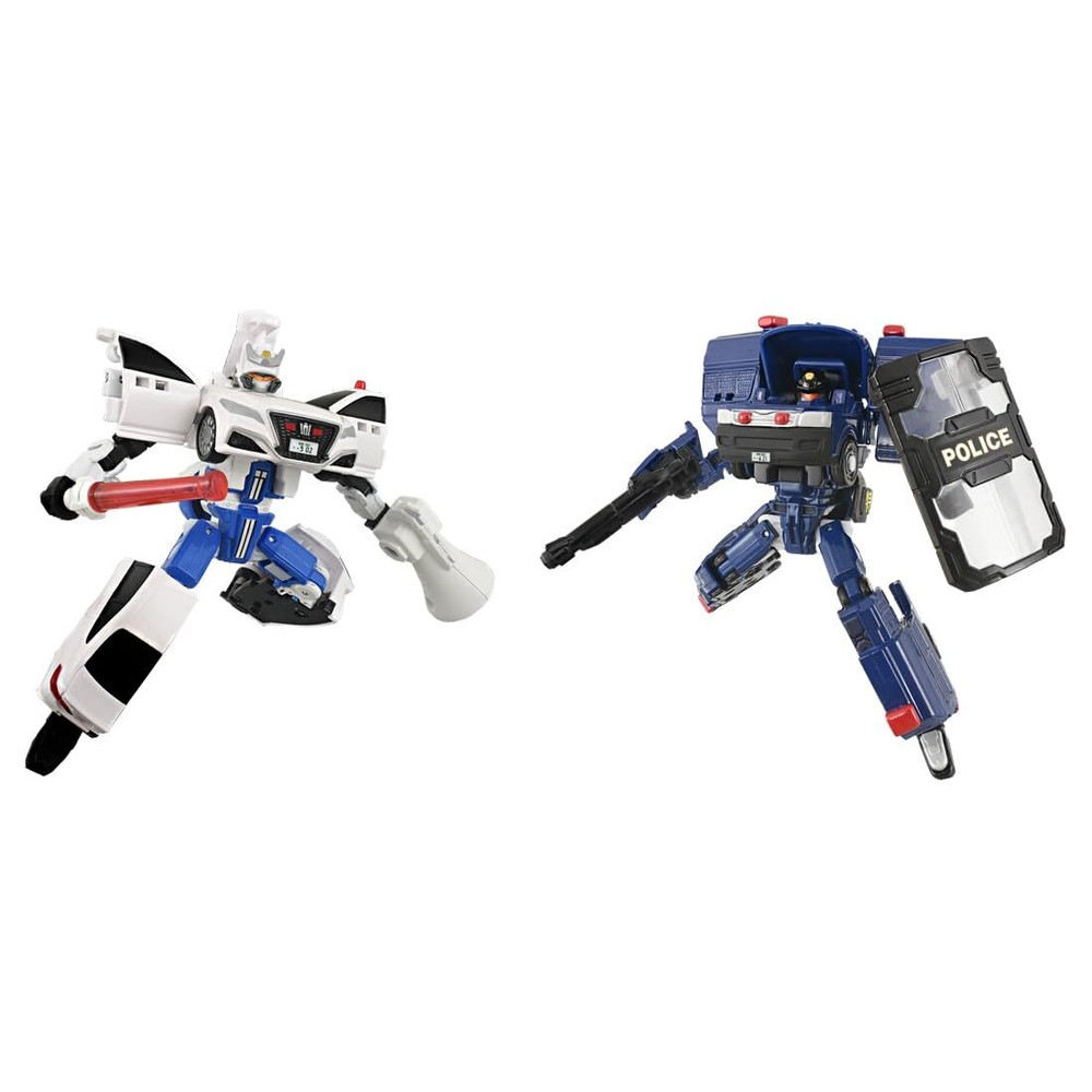 Takara Tomy Tomica Job Labor Police Braver Riot and Traffic Police W Set