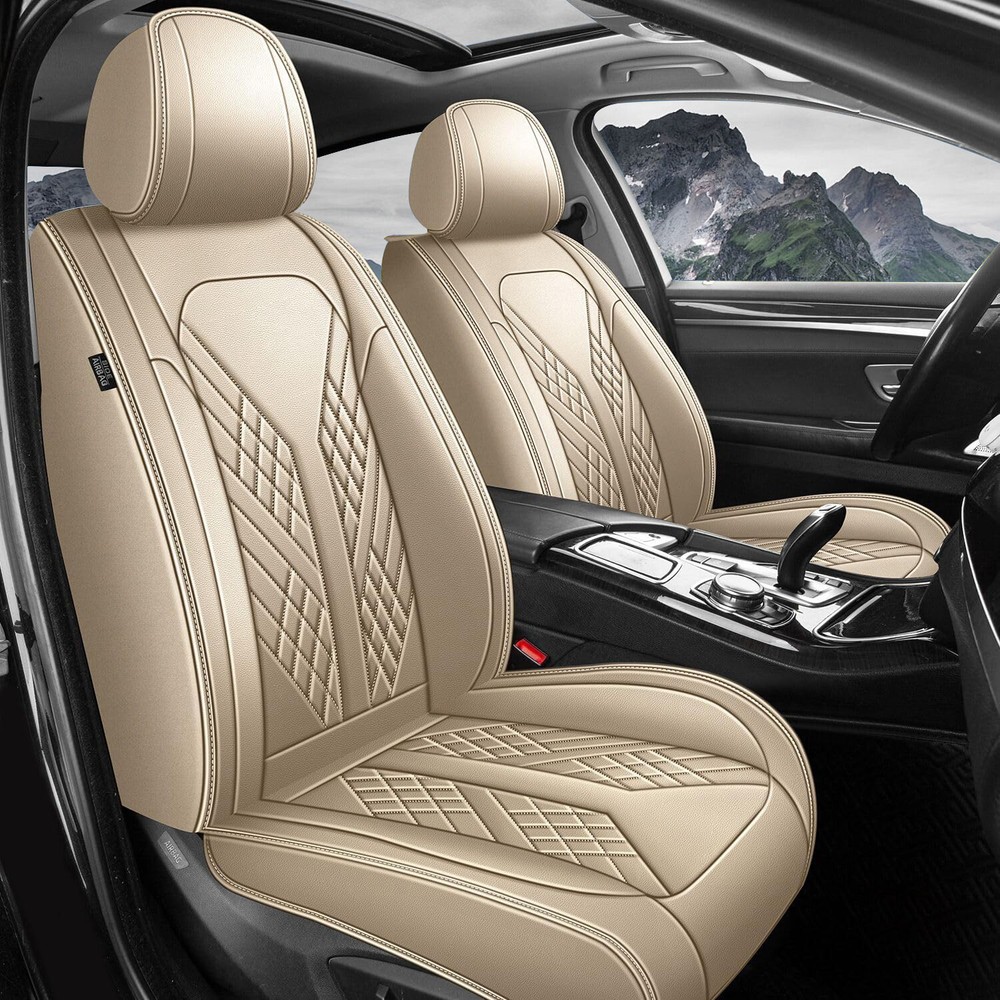 For Jeep Renegade 2015-2024 PU Leather Car 5-Seat Cover Front & Rear Cushion Pad