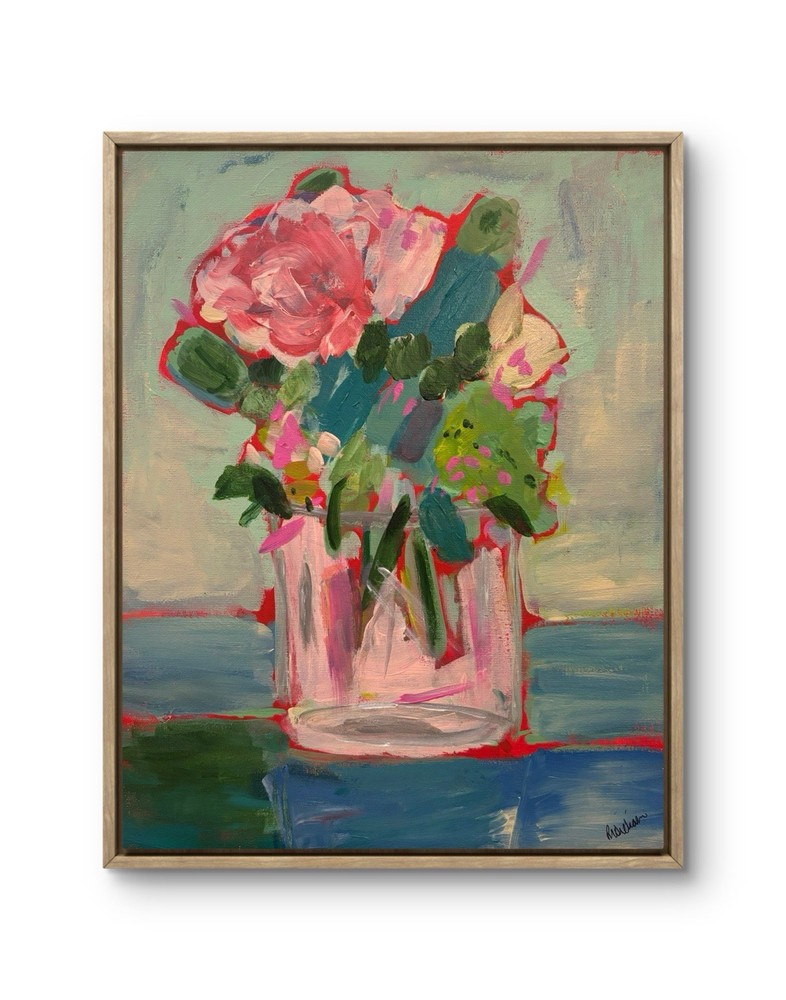 Original Abstract Expressionism 11x14 Bright Signed Unique Fine Art Monet Ins