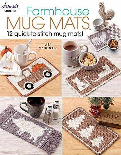 Farmhouse Mug Mats - Paperback, by McDonald Lisa - Very Good