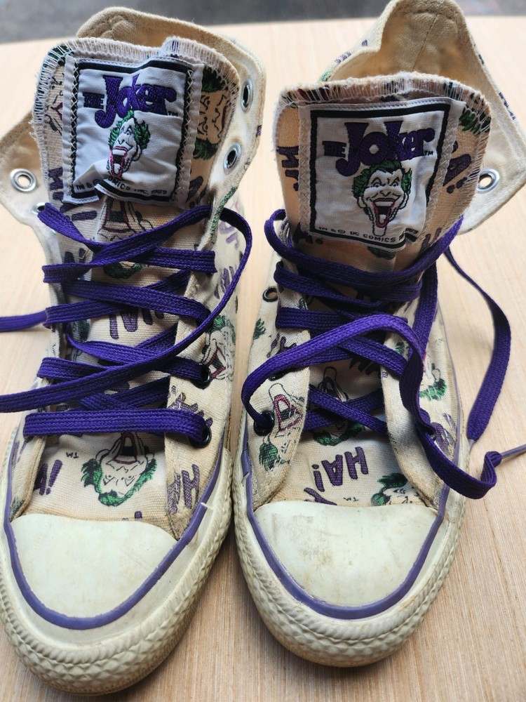 Converse Chuck Taylor All Star Joker Graphic Print High Top Canvas Men’s US 4