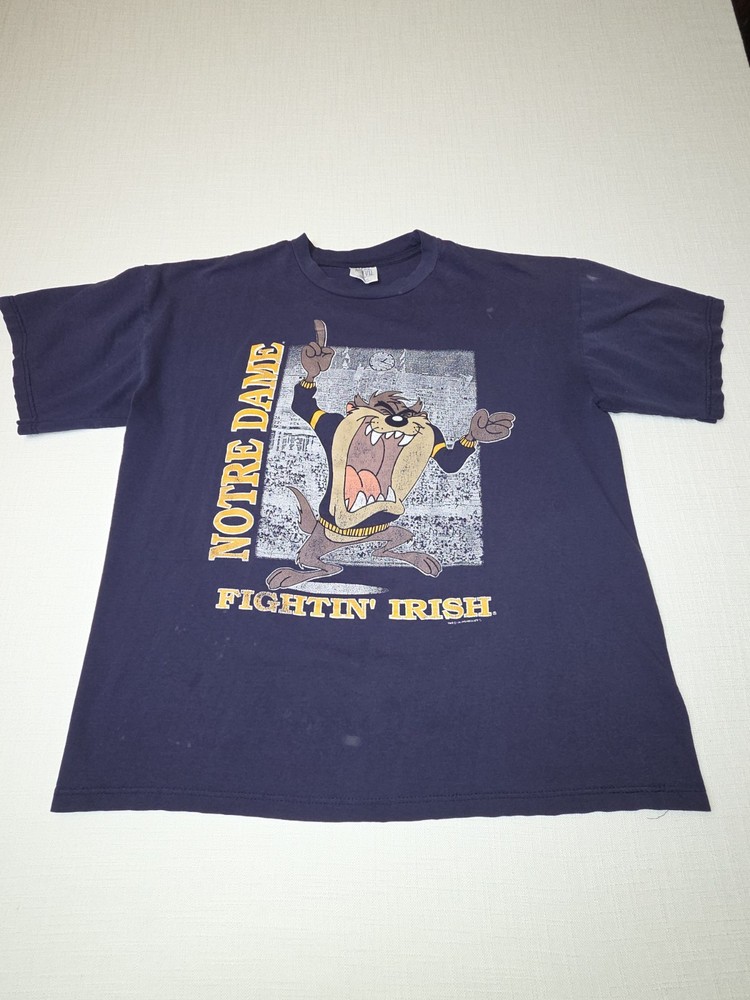 VTG 90's Trau & Loevner Savvy Sportswear Notre Dame Tazmanian Devil T-Shirt XL
