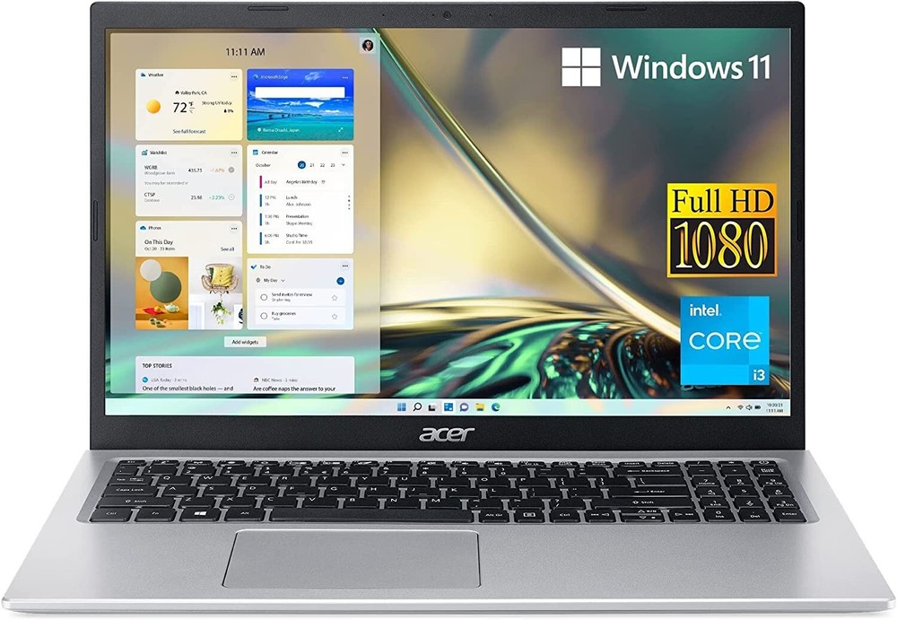 Acer Aspire 5 Slim 15.6 FHD IPS Laptop with Intel Core i3-1115G4-image