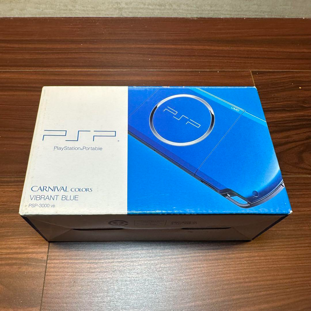 PSP 3000 Vibrant Blue Sony PlayStation Portable Console with Accessories Battery Not Included