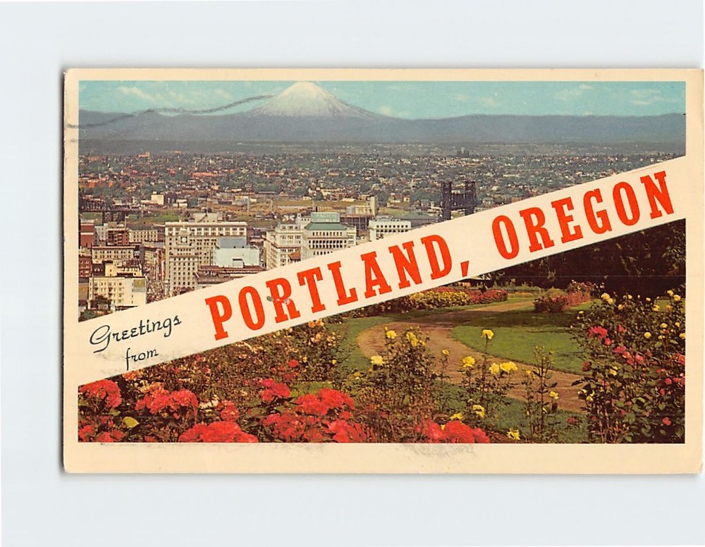 Postcard Greetings from Portland Oregon USA