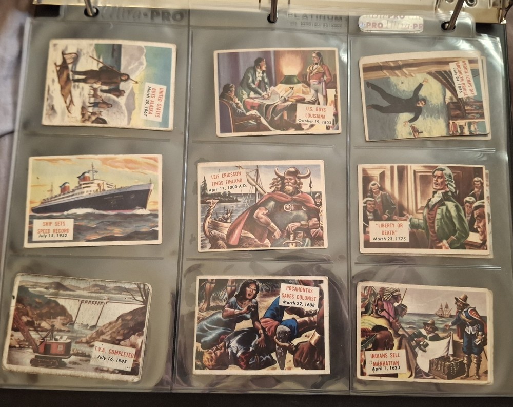 Complete Topps SCOOPS 1954 Collectible Card Series All 156 Cards