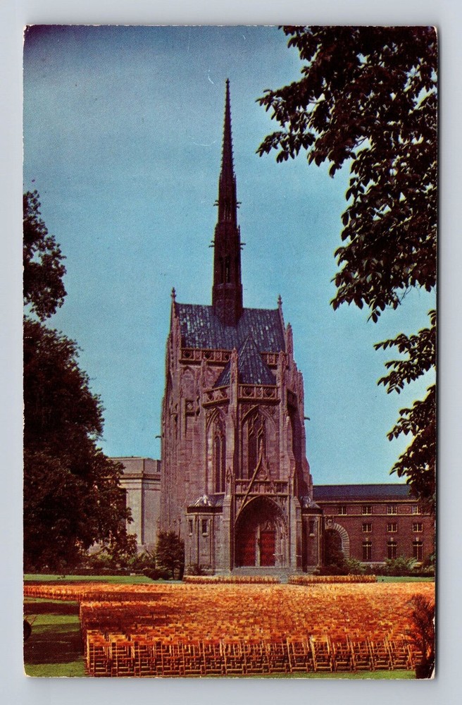 Pittsburgh PA-Pennsylvania, Heinz Memorial Chapel, Religion, Vintage Postcard