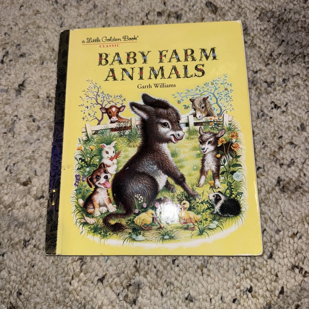 Baby Farm Animals By Garth Williams Little Golden Book Classic 75th Anniversary