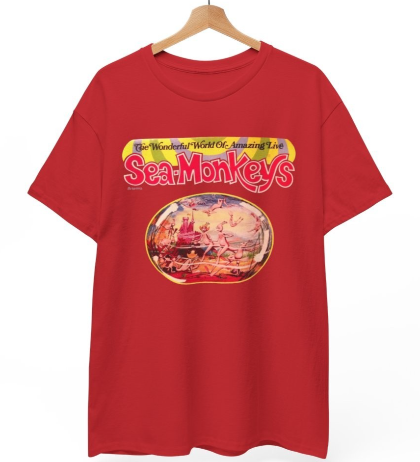 The Amazing Live Sea-Monkeys Shirt Stanley Desantis 90s TV Show Unisex Tee
