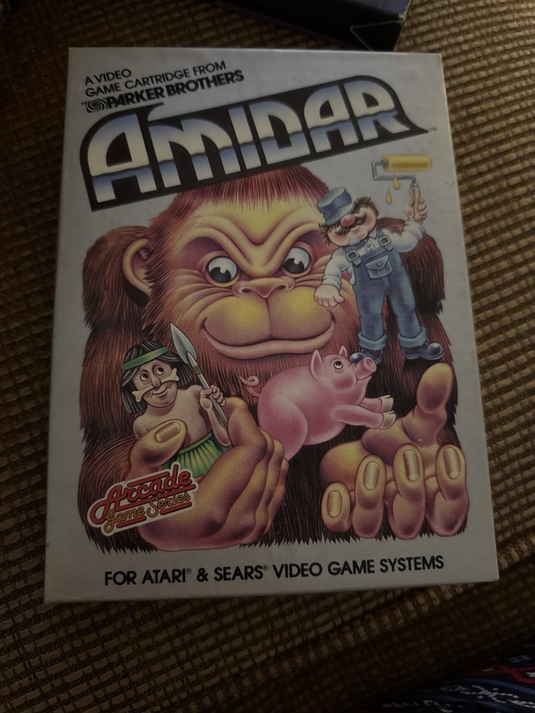 Amidar (Atari 2600, 1982) Parker brothers-Box And Manual Included-excellent