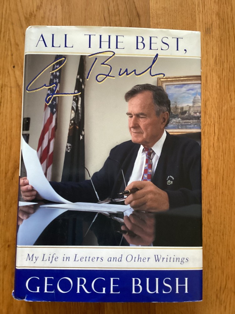 PRESIDENT GEORGE HW. BUSH AUTOGRAPHED 