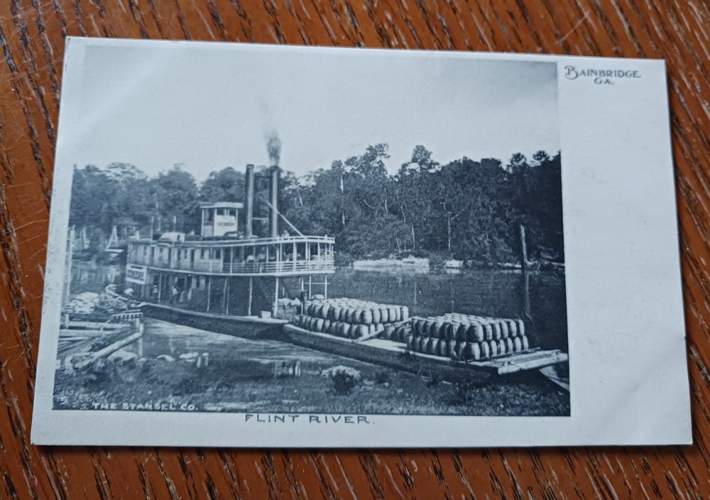 Vintage Postcard, Flint River, Bainbridge, Georgia