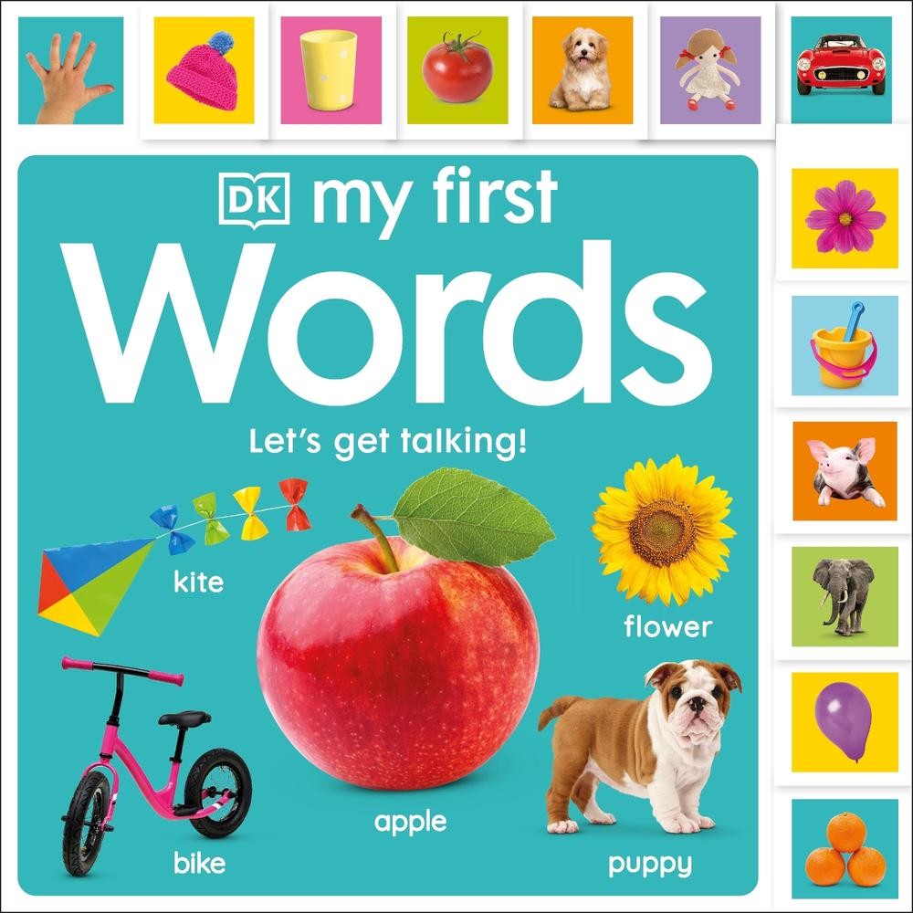My First Words: Let's Get Talking by DK (English) Board Book Book
