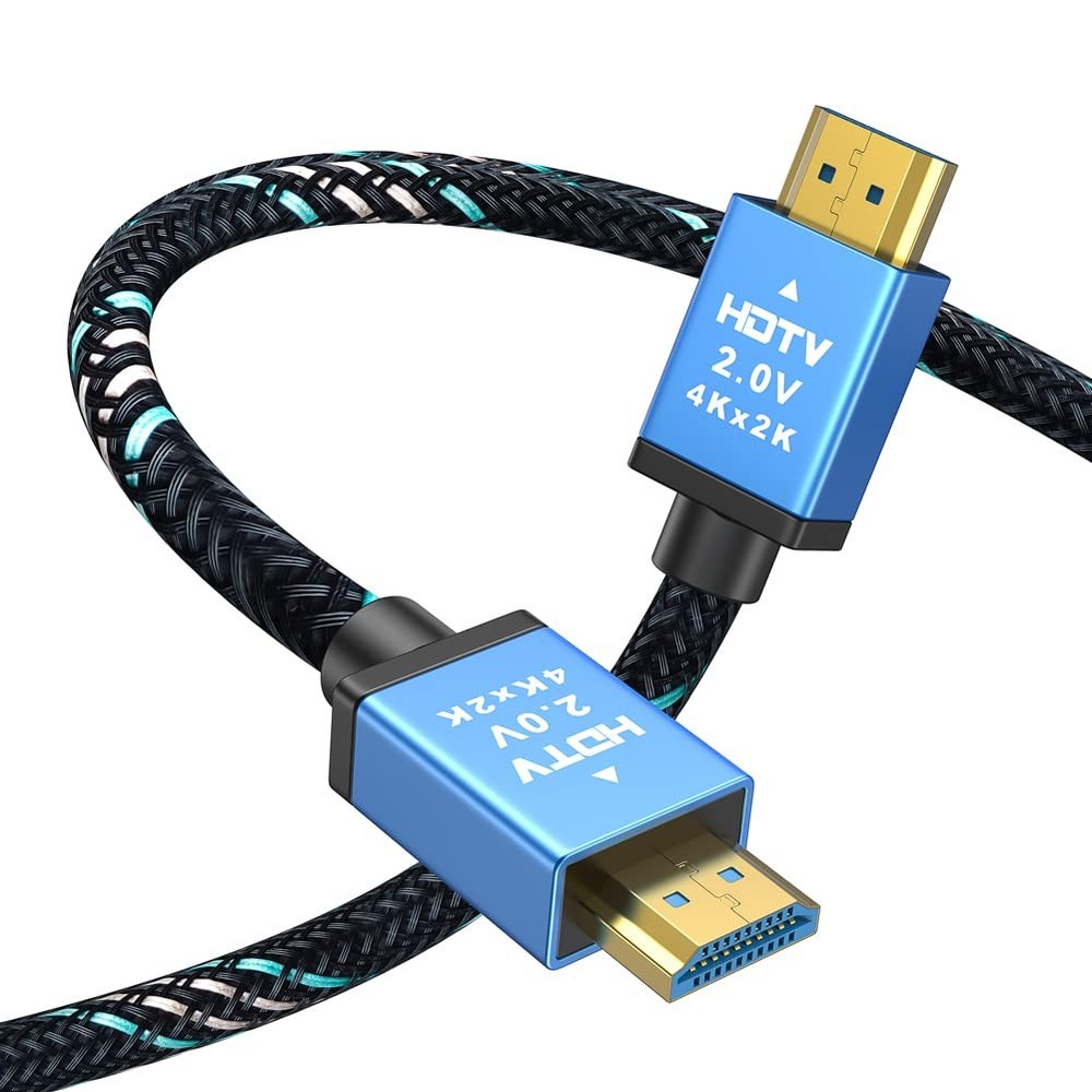 4K High Speed HDMI Cable with Aluminum Shell Braided Nylon Gold Connectors 4K HDR 60Hz