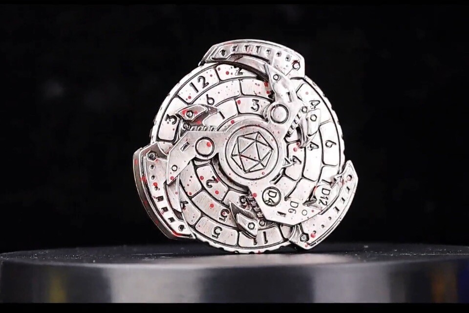 7 in 1 Metal Dnd Dice Set for Dungeons and Dragons Gifts, Spinner