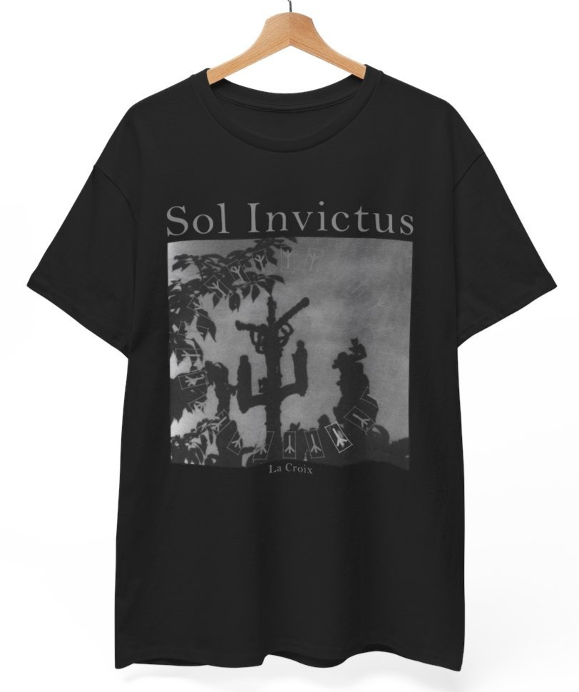 Sol Invictus La Croix T-Shirt, Music Band Rock Punk Metal, Unisex tee