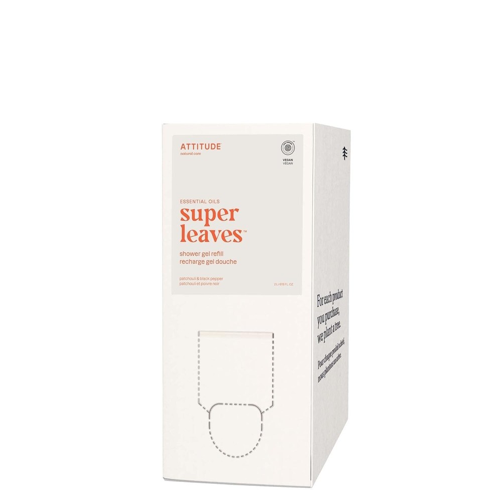 EWG Verified Vegan Shower Gel with Essential Oils - Eco-Friendly 67.62 fl oz