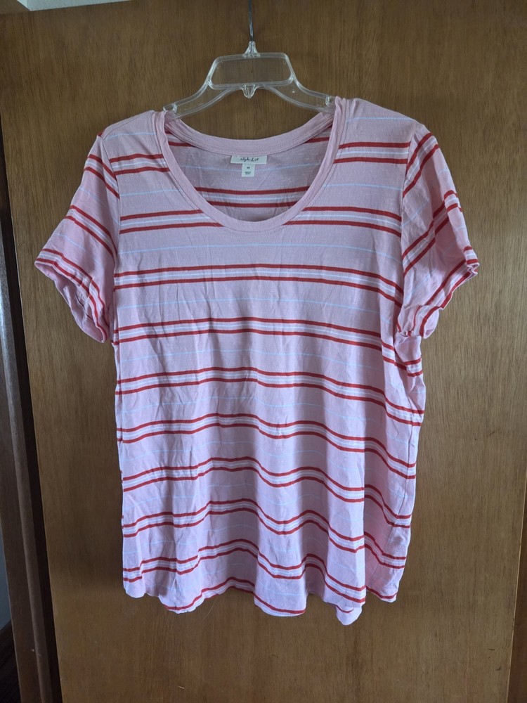 Womens Style & Co Short Sleeve Top