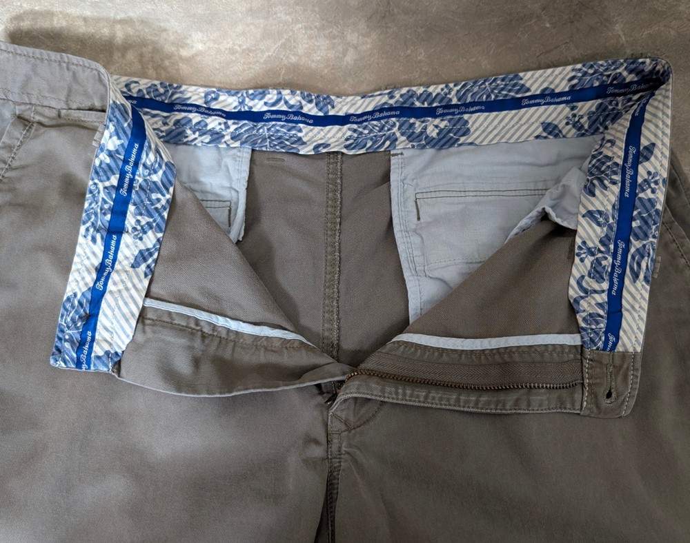 Tommy Bahama Men's Shorts Offshore Size 38 Khaki Sands Cotton Shorts