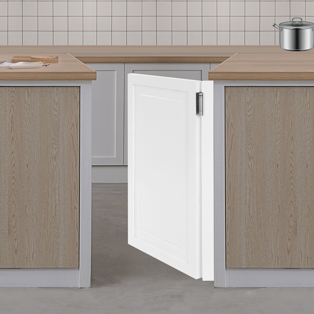 Wood Swinging Door Wall-mounted Entrance Half Cafe Doors Saloon Bar W/ Hinge