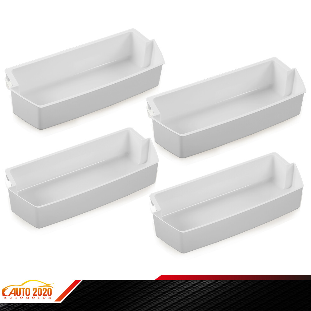 For Kenmore Whirlpool Refrigerator #218717 218719 1156713 4X New Shelf Bin White