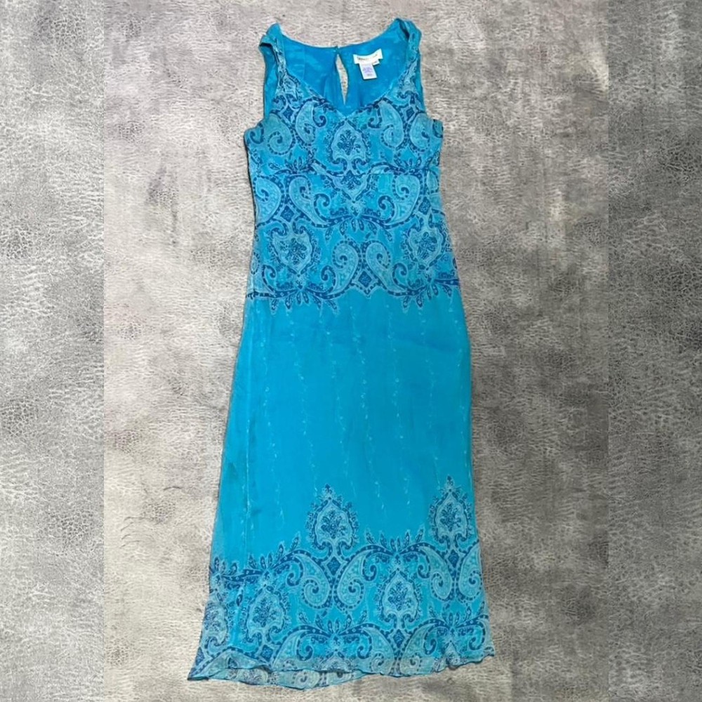 Vintage silk coldwater creek maxi dress