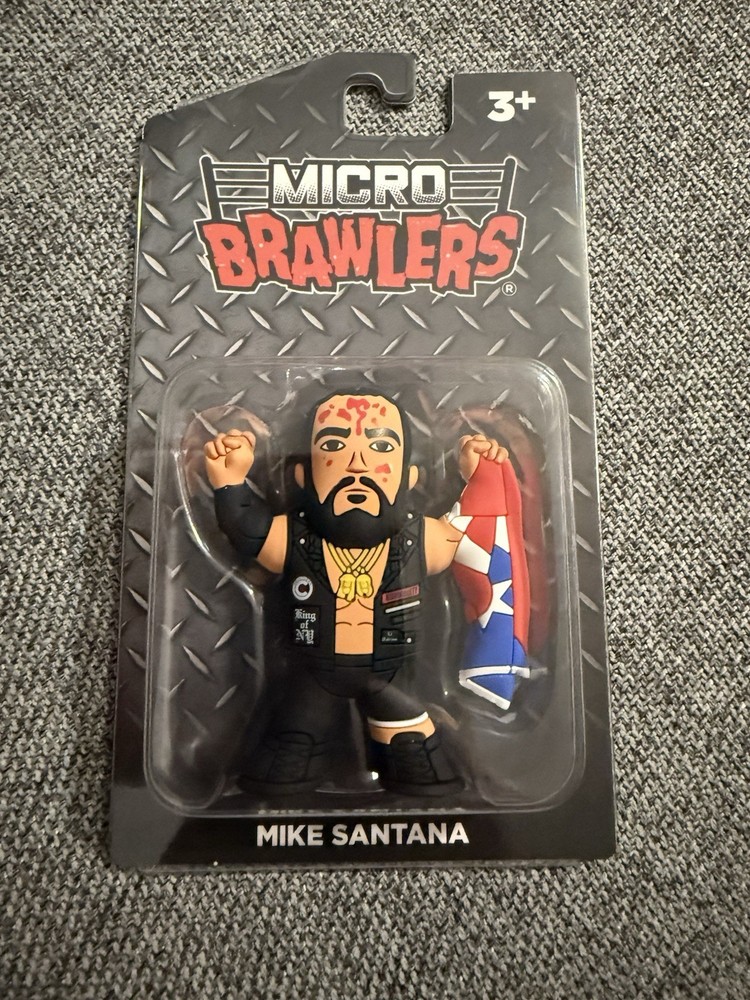 Micro Brawlers Mike Santana AEW Impact Wrestling Action Figure Collectible NEW