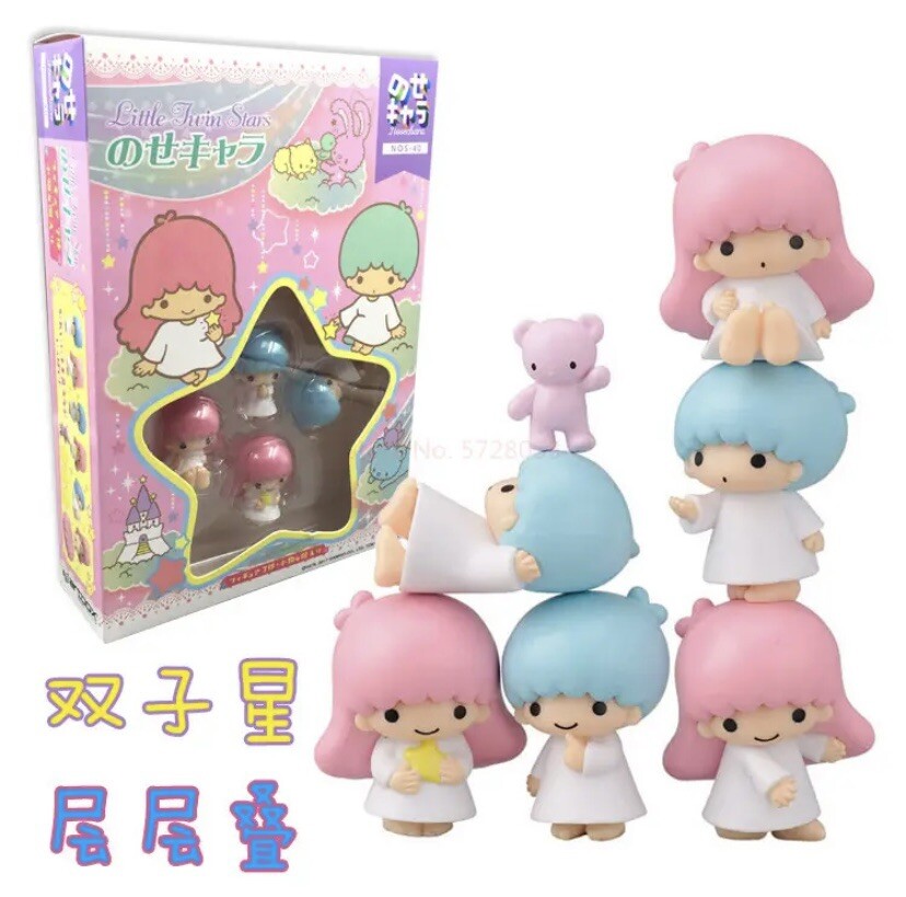 My Melody Little Twins Anime Action Figure Collectible Set for Girls