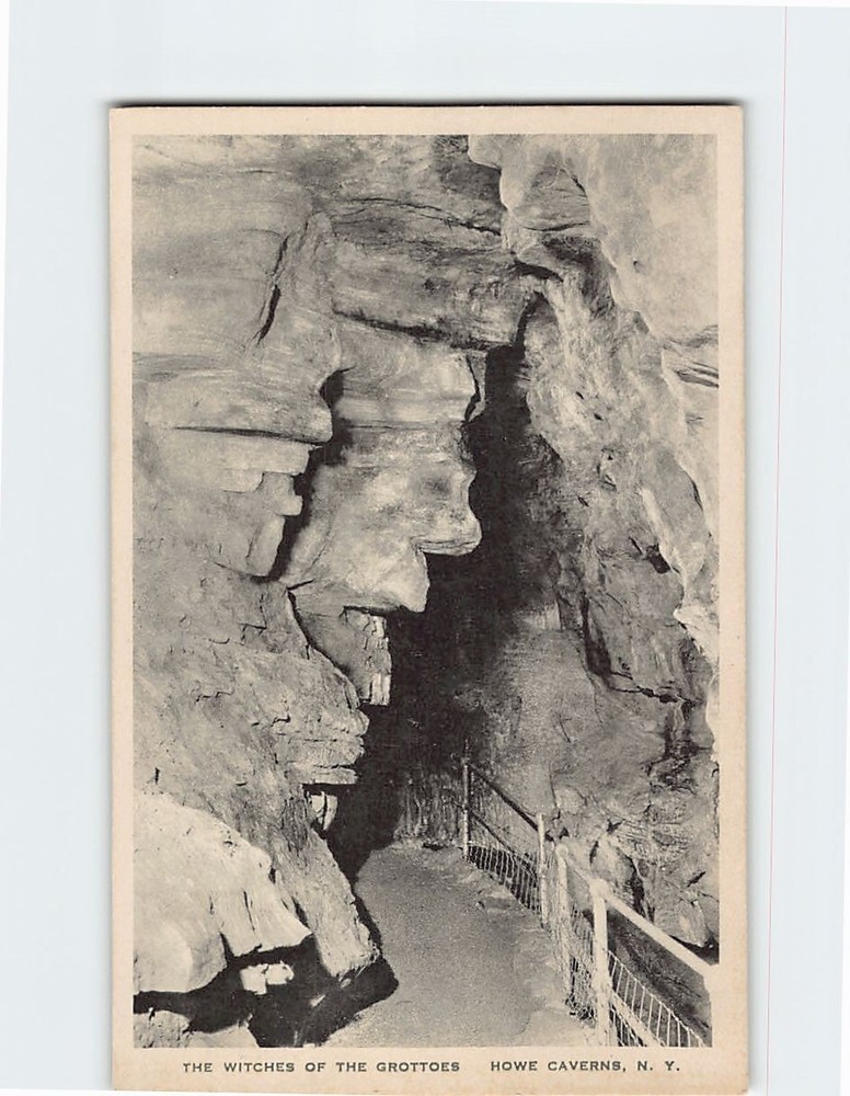Postcard Witches of the Grottoes Howe Caverns near Cobleskill New York USA